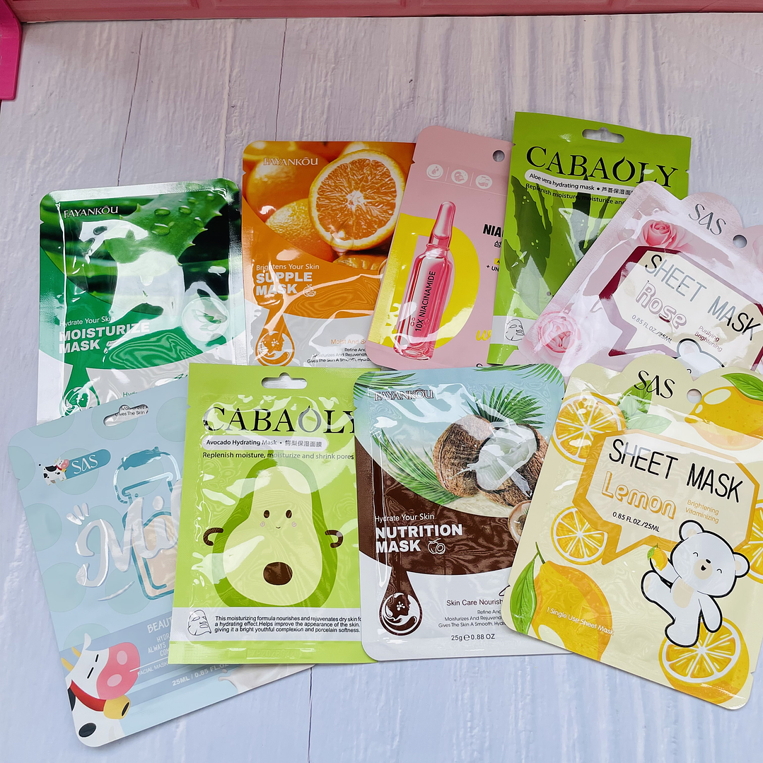 Mascarillas faciales por unidad  2