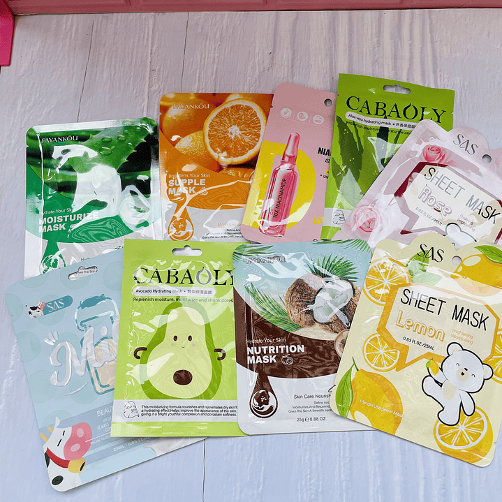 Mascarillas faciales por unidad  2