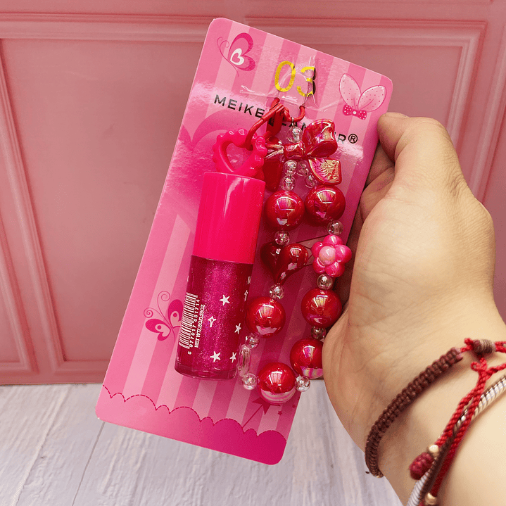 Gloss con llavero  2