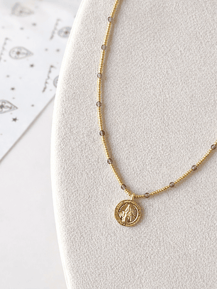 Collar Virgen Labradorita