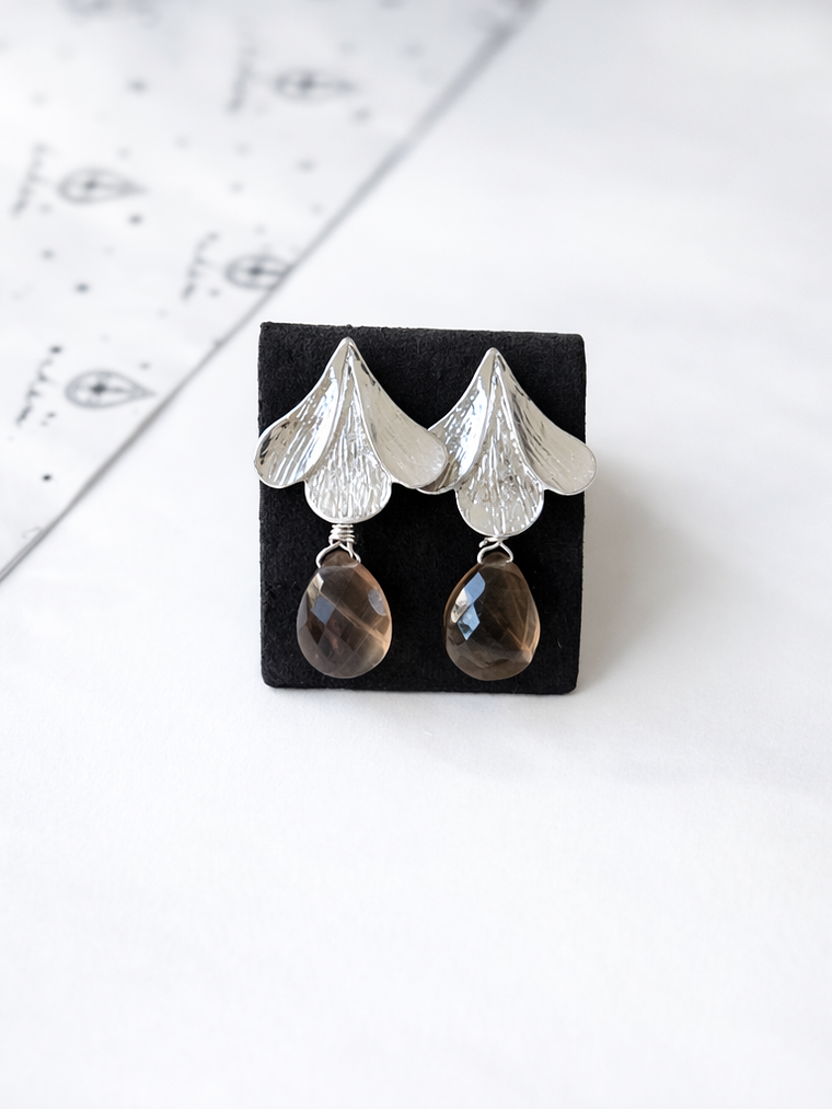 Aros Pétalos Plata 1