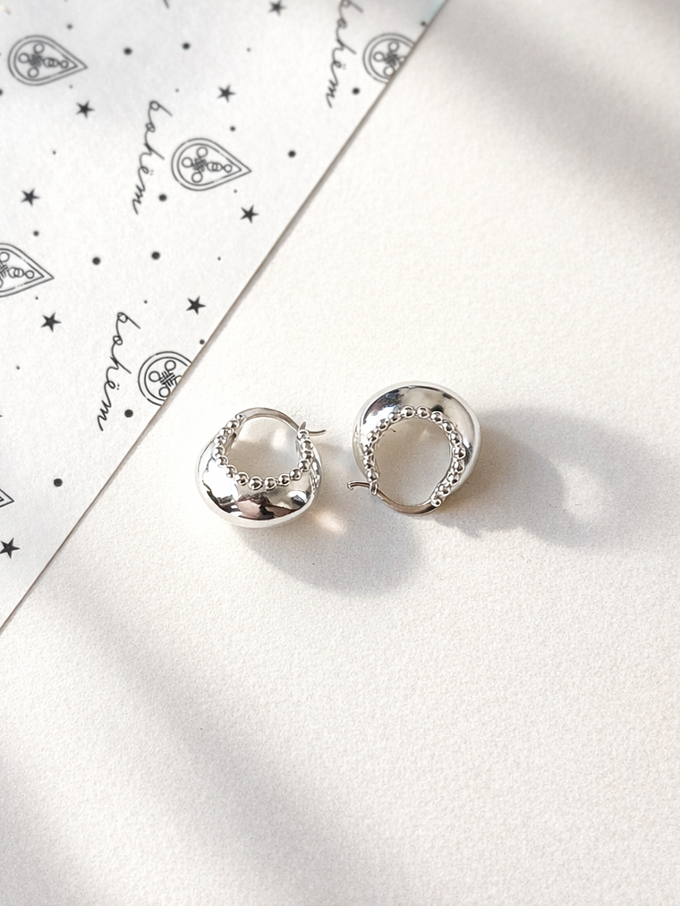 Argollas Basket Plata 1