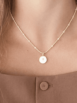 Collar Cruz Labradorita