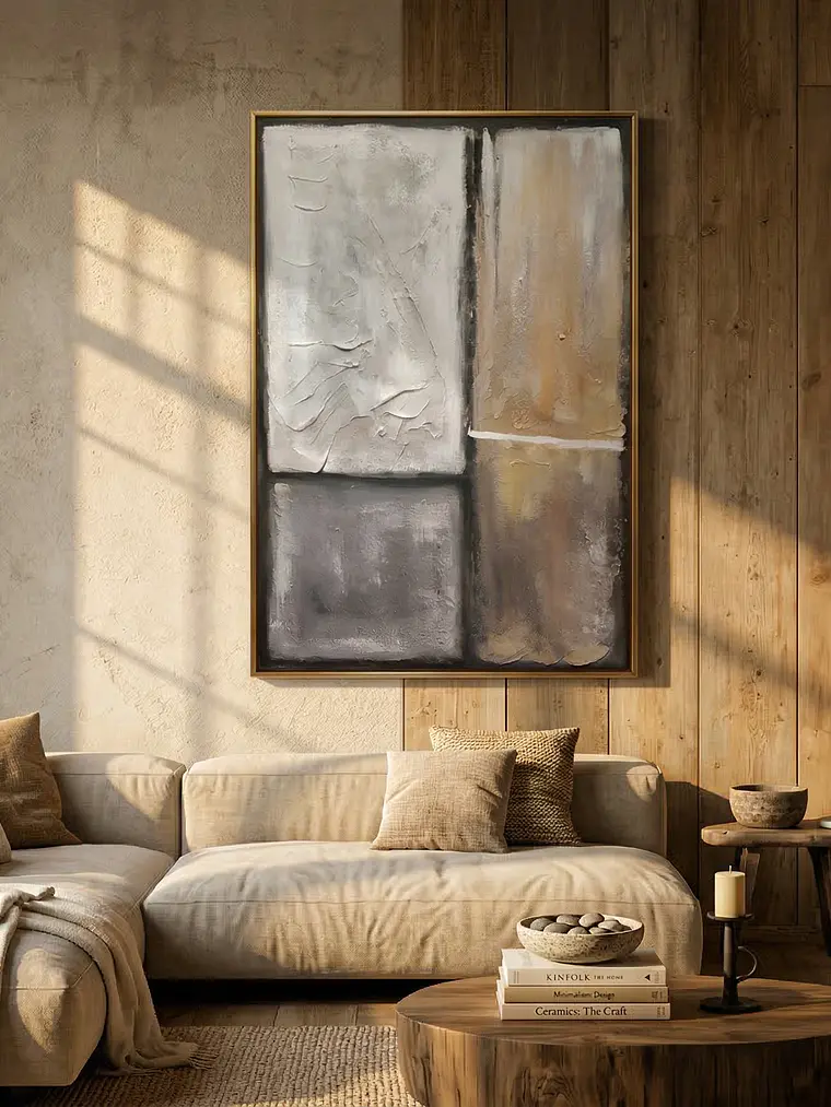 Pintura Oleo Nocturne en Argent 80 x 120 cm 2