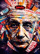 Cuadro Albert Einstein Pop Art 80 x 120 cm - Miniatura 5