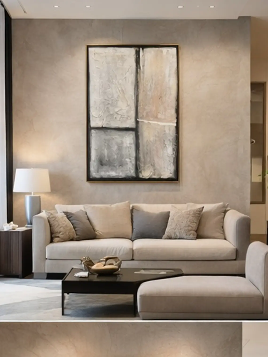 Pintura Oleo Nocturne en Argent 80 x 120 cm 6