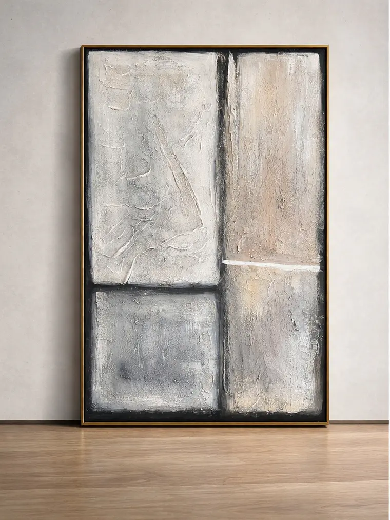 Pintura Oleo Nocturne en Argent 80 x 120 cm 10