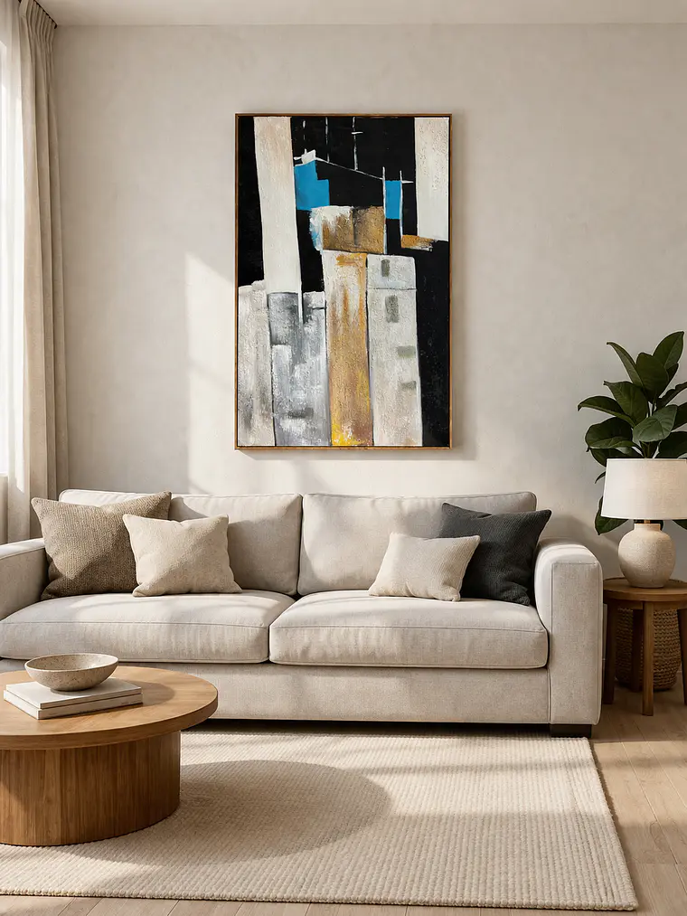 Pintura Oleo Dark Colors 80 x 120 cm 2