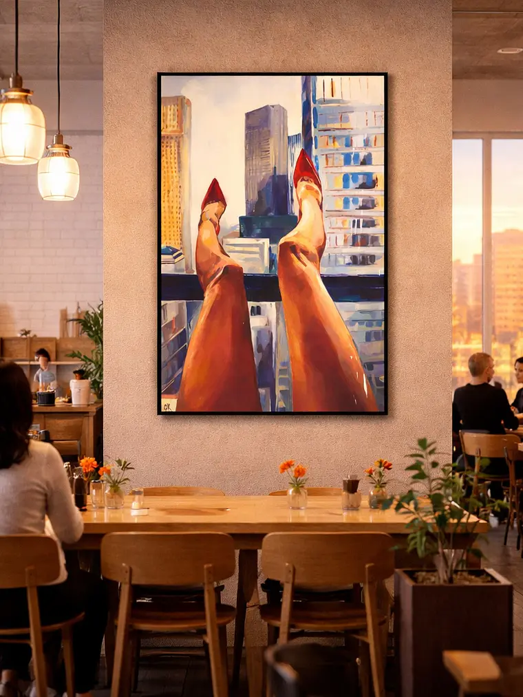 Cuadro Urban Pause 80 x 120 cm 8