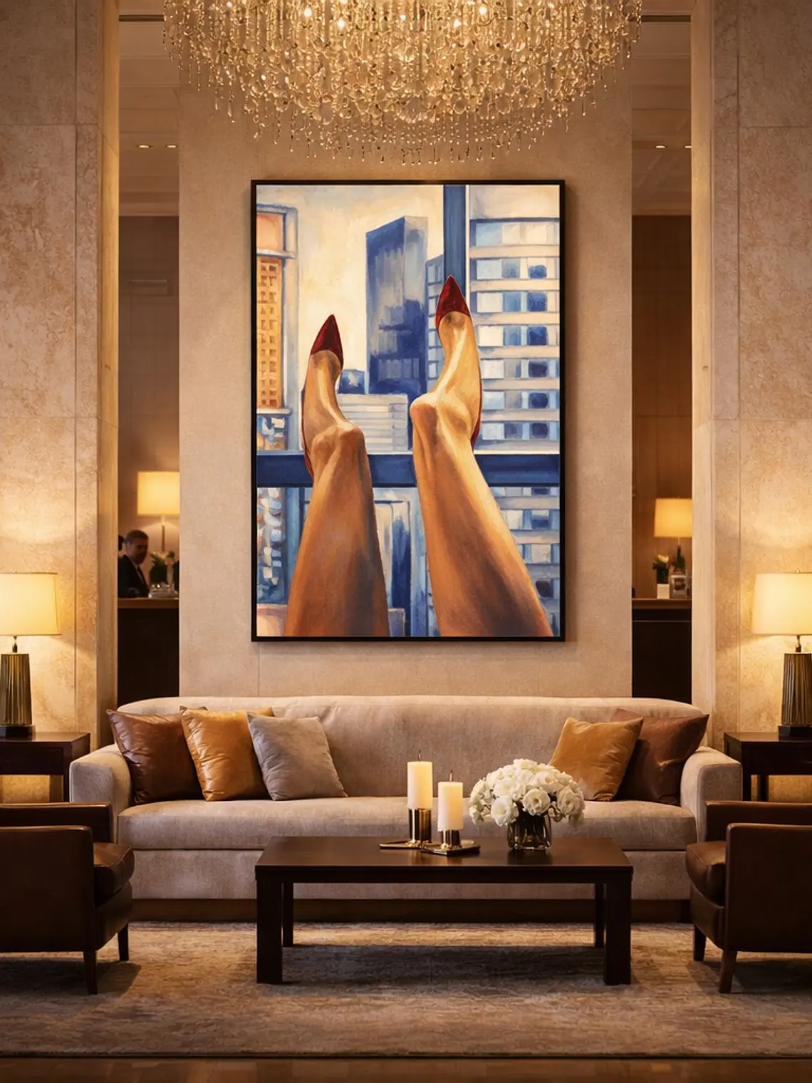 Cuadro Urban Pause 80 x 120 cm 9