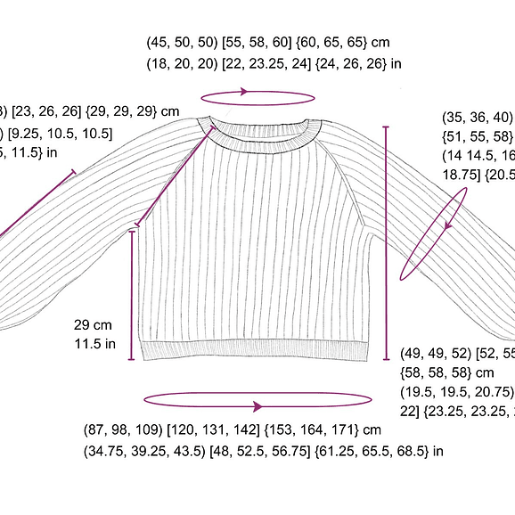 Fittonia Sweater - Patrón de Tejido 2