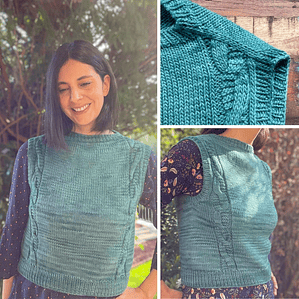 Retro Vibe Vest - Patrón de Tejido