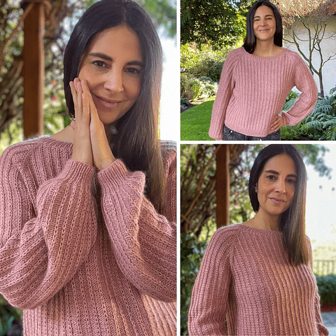 Fittonia Sweater - Patrón de Tejido
