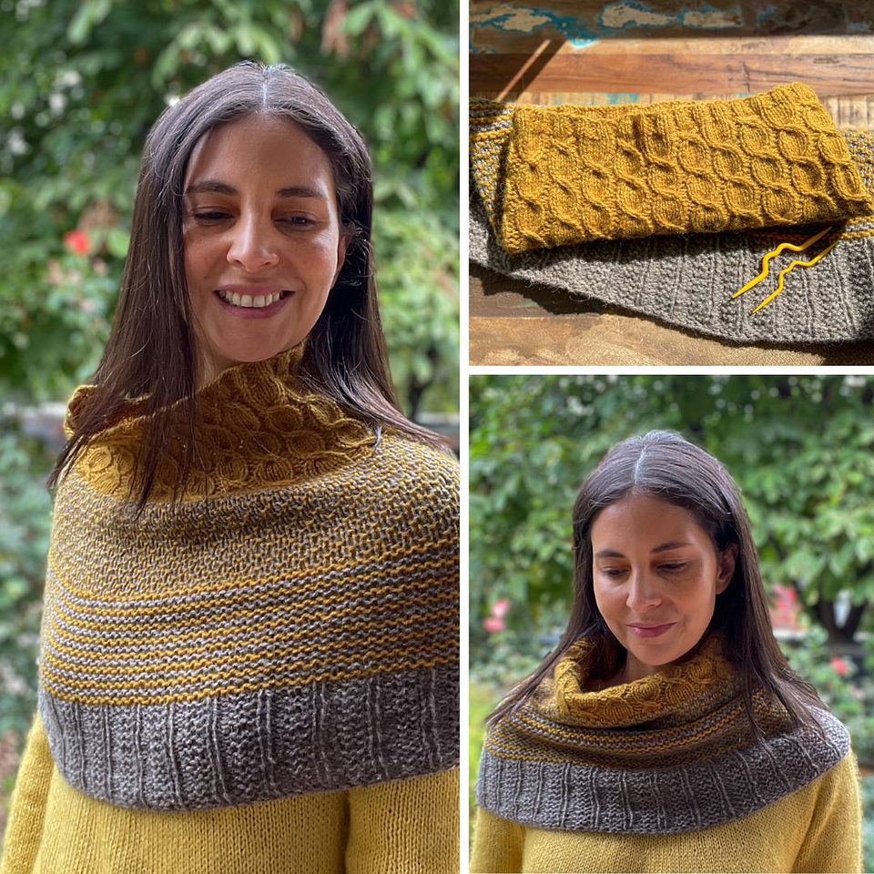 Indomable Cowl - Knitting Pattern In Spanish 1
