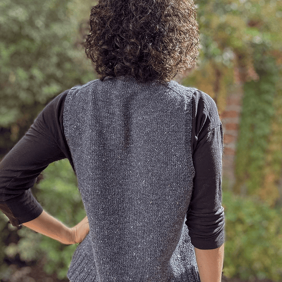 Mr. Blue Sky Vest - Knitting Pattern 3