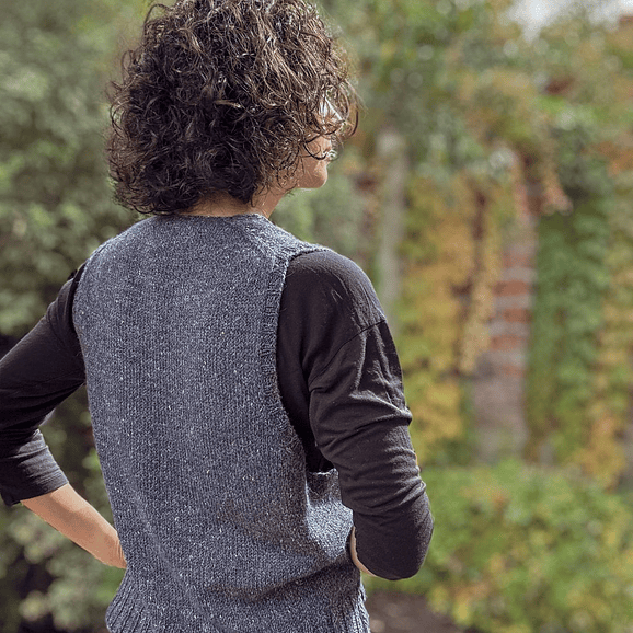 Mr. Blue Sky Vest - Knitting Pattern 4