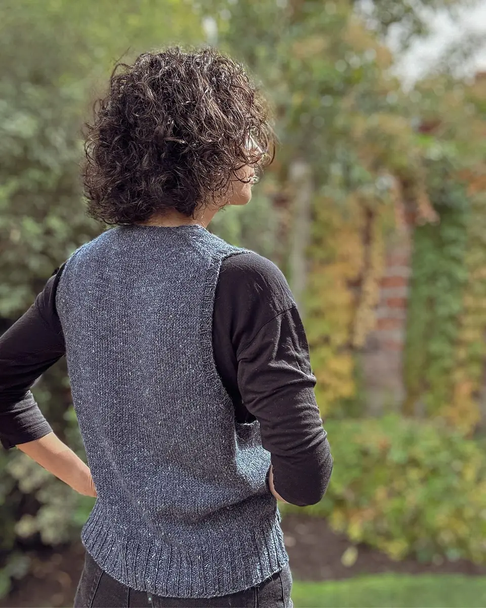 Mr. Blue Sky Vest - Knitting Pattern 4