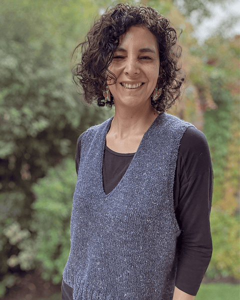 Mr. Blue Sky Vest - Knitting Pattern