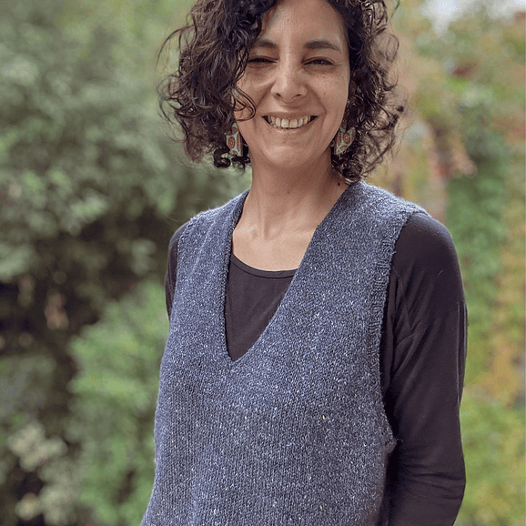 Mr. Blue Sky Vest - Knitting Pattern 1