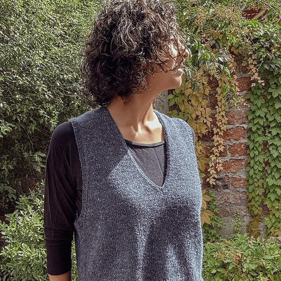 Mr. Blue Sky Vest - Knitting Pattern 5