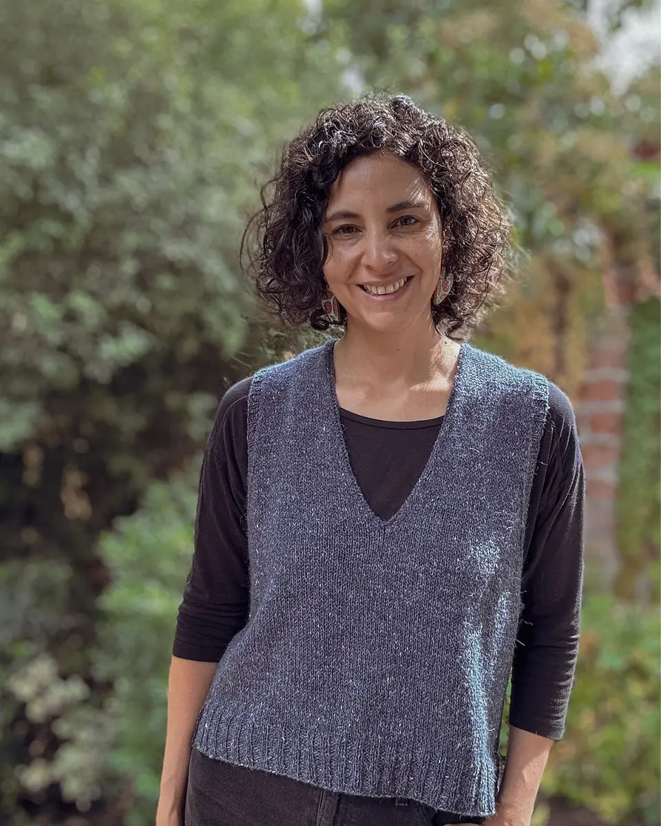 Mr. Blue Sky Vest - Knitting Pattern 6