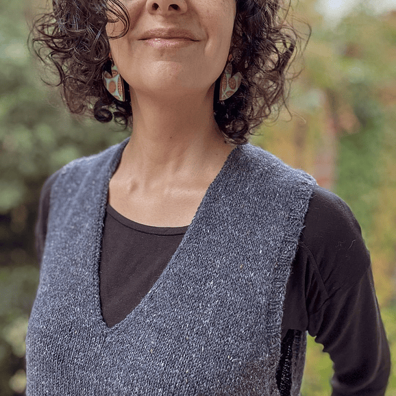 Mr. Blue Sky Vest - Knitting Pattern 7