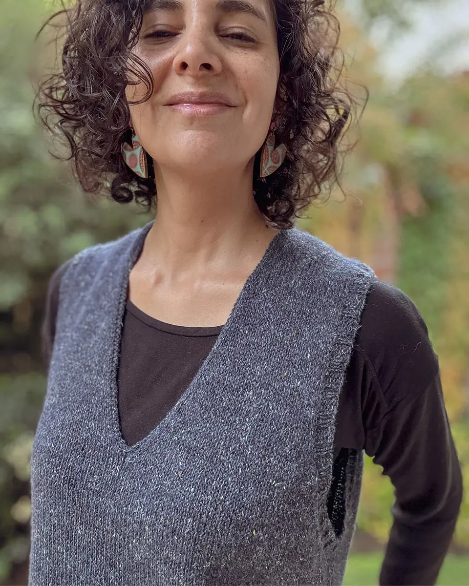 Mr. Blue Sky Vest - Knitting Pattern 7