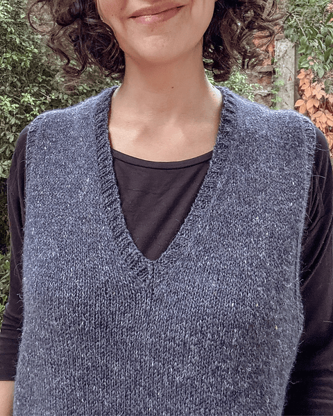 Mr. Blue Sky Vest - Knitting Pattern