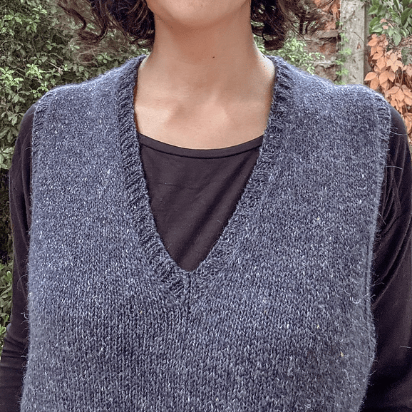 Mr. Blue Sky Vest - Knitting Pattern 2