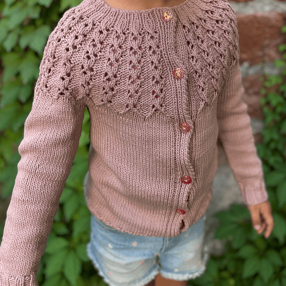 Ephesus Mini Cardigan - Knitting Pattern 2