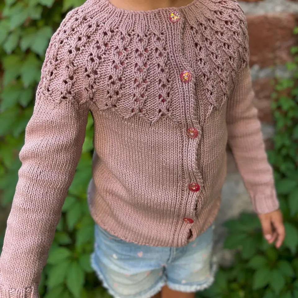 Ephesus Mini Cardigan - Knitting Pattern 2