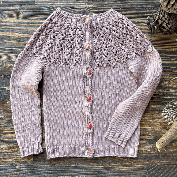 Ephesus Mini Cardigan - Knitting Pattern 3