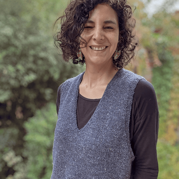 Mr. Blue Sky Vest - Patrón de Tejido 5