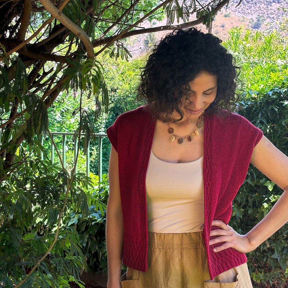 Rachel Vest  - Patrón de Tejido 1