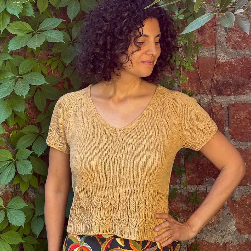 Irene Tee - Patrón de Tejido 1