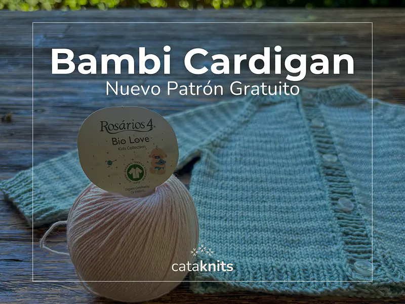 🎄 Empieza tus regalos tejidos: patrón gratuito del Bambi Cardigan