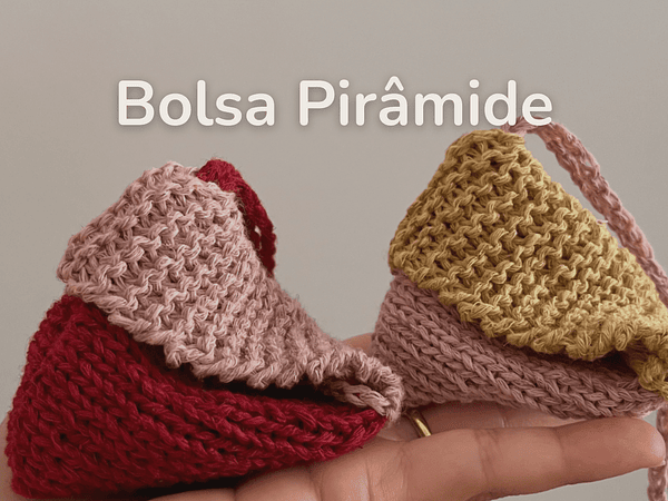 Bolsa Pirâmide - Patrón Gratuito