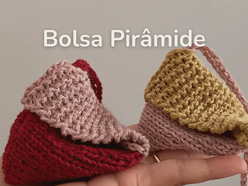 Bolsa Pirâmide - Patrón Gratuito