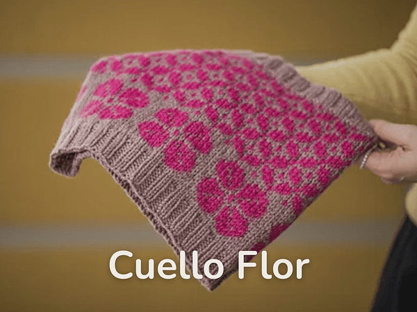 Cuello Flor - Patrón Gratuito
