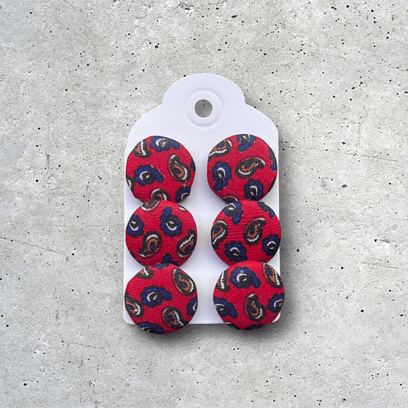 Botones forrados en tela 6