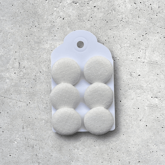 Botones forrados en tela 7