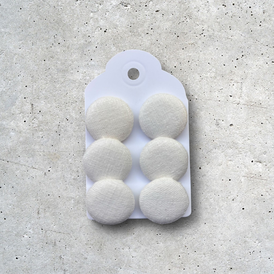 Botones forrados en tela 7