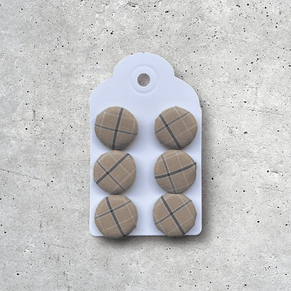 Botones forrados en tela 8