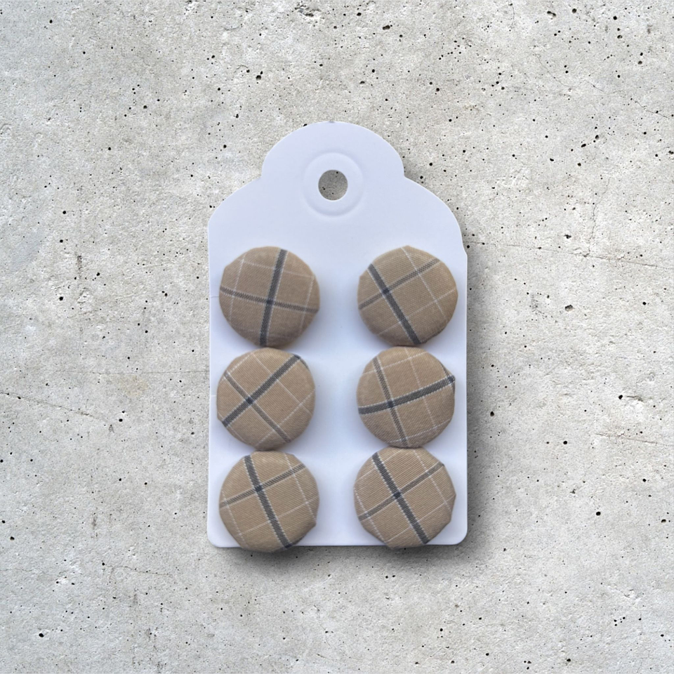 Botones forrados en tela 8