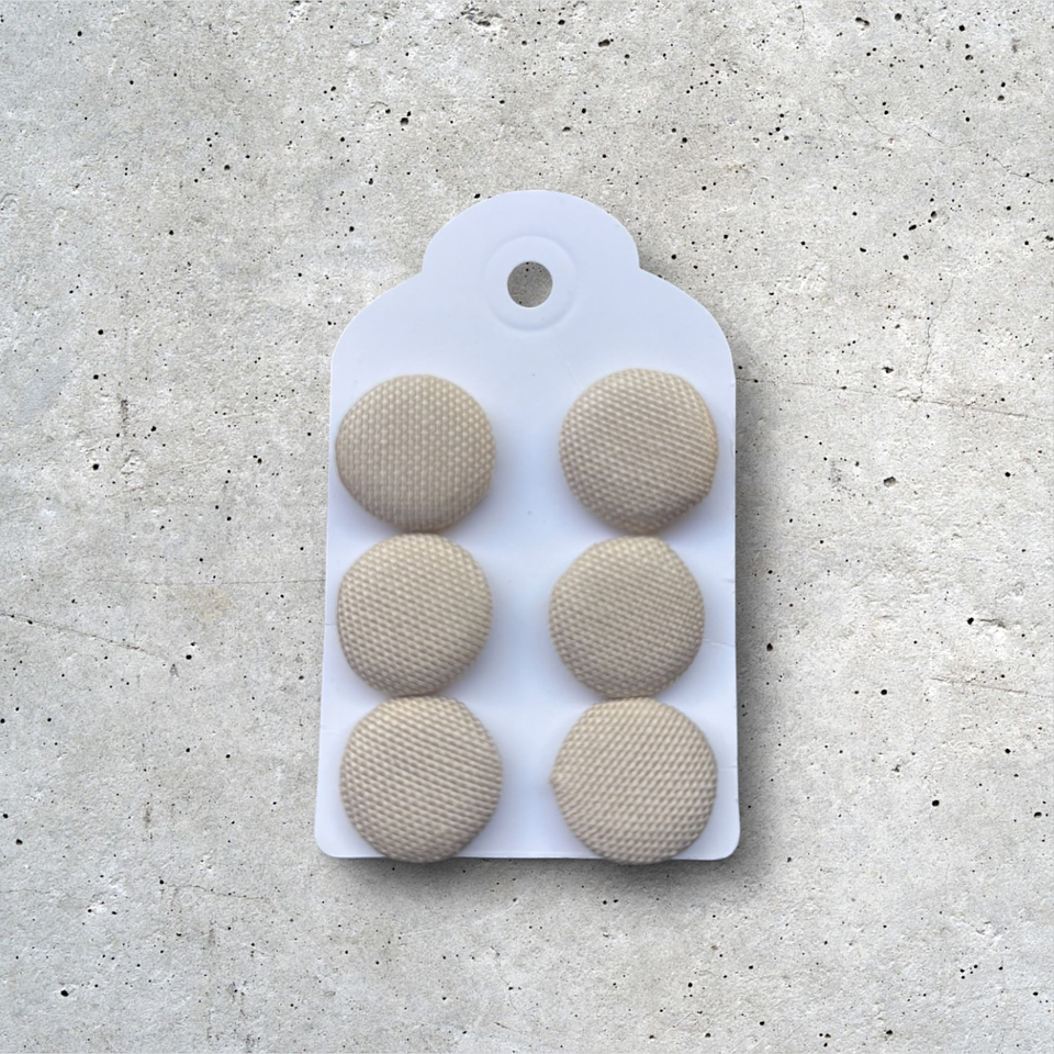 Botones forrados en tela 9