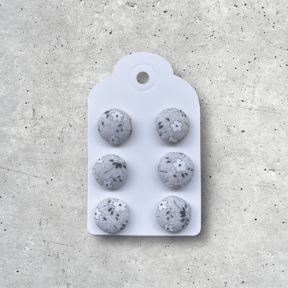 Botones forrados en tela 10