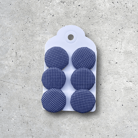 Botones forrados en tela 13