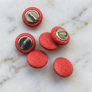 Botones forrados en tela