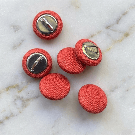 Botones forrados en tela 1