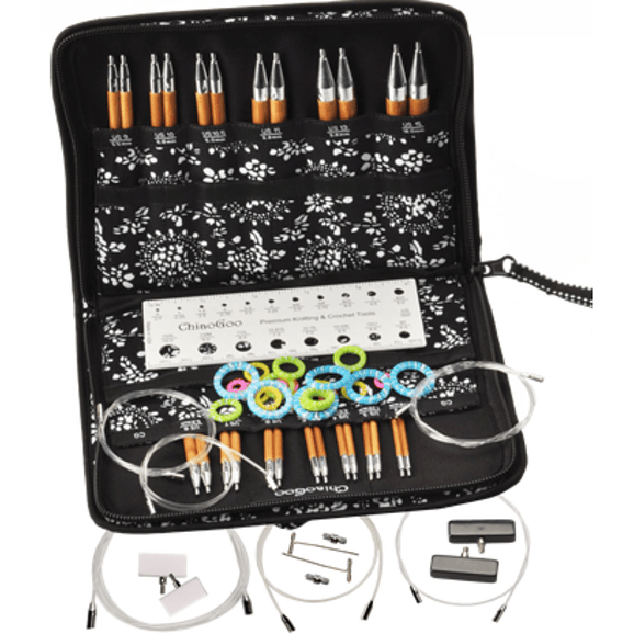 Set de Palillos Intercambiables Bambú SPIN 13cm ChiaoGoo 2